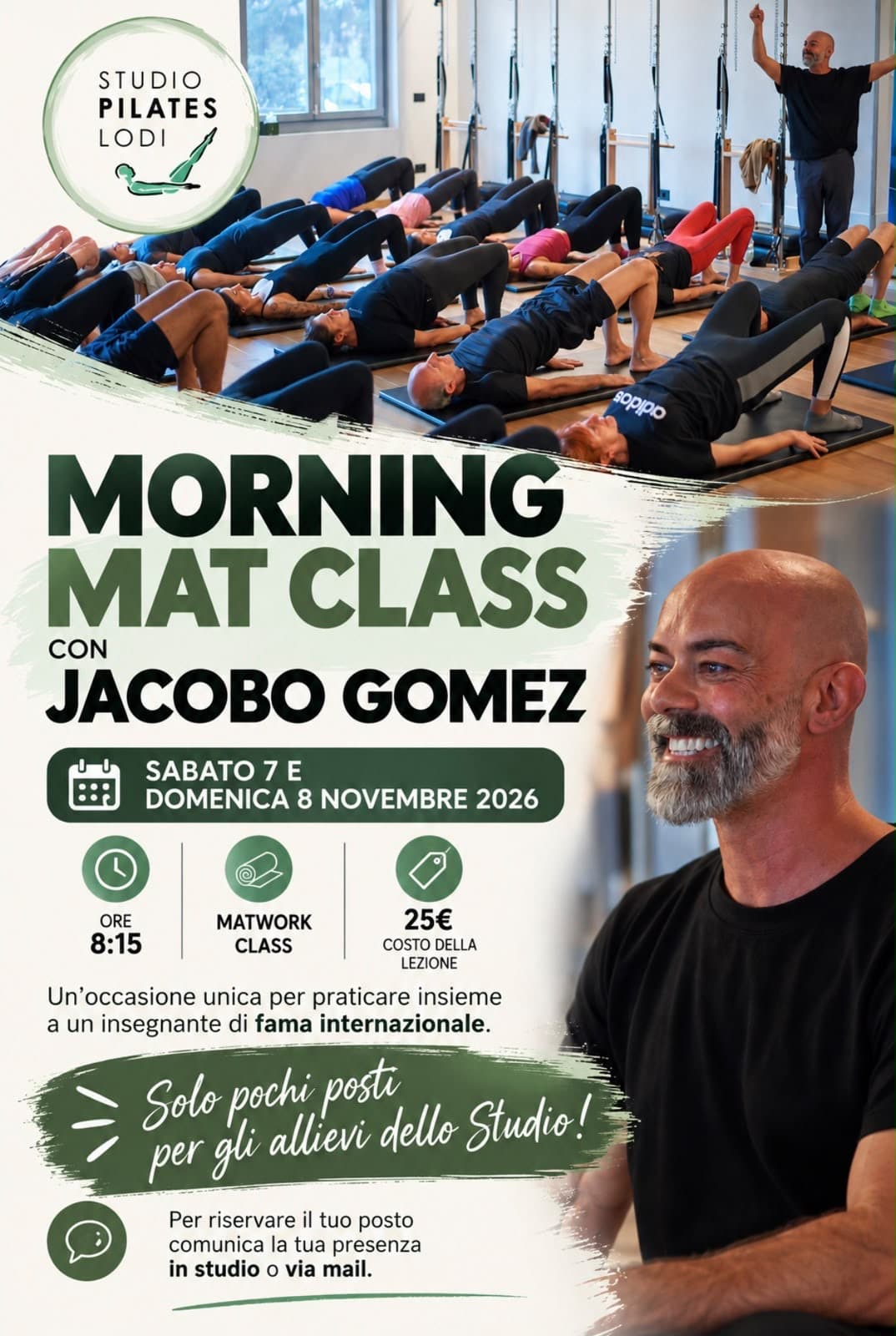 Locandina: Lezioni di Mat con Jacobo Gomez7 e 8 novembre 2026